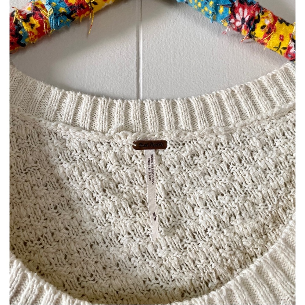 Free People Knit Sweater with Open Back and Tie - Picture 7 of 7